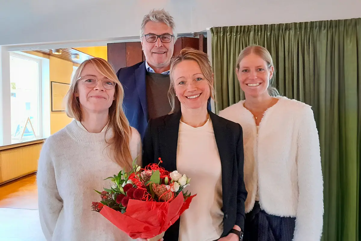 Från vänster: Sanna Bergman Svärd, Per-Martin Svensson, Ingrid Alerås och Sara Anheden.