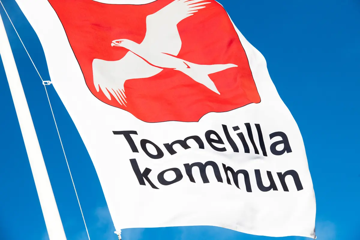 Tomelilla kommuns flagga